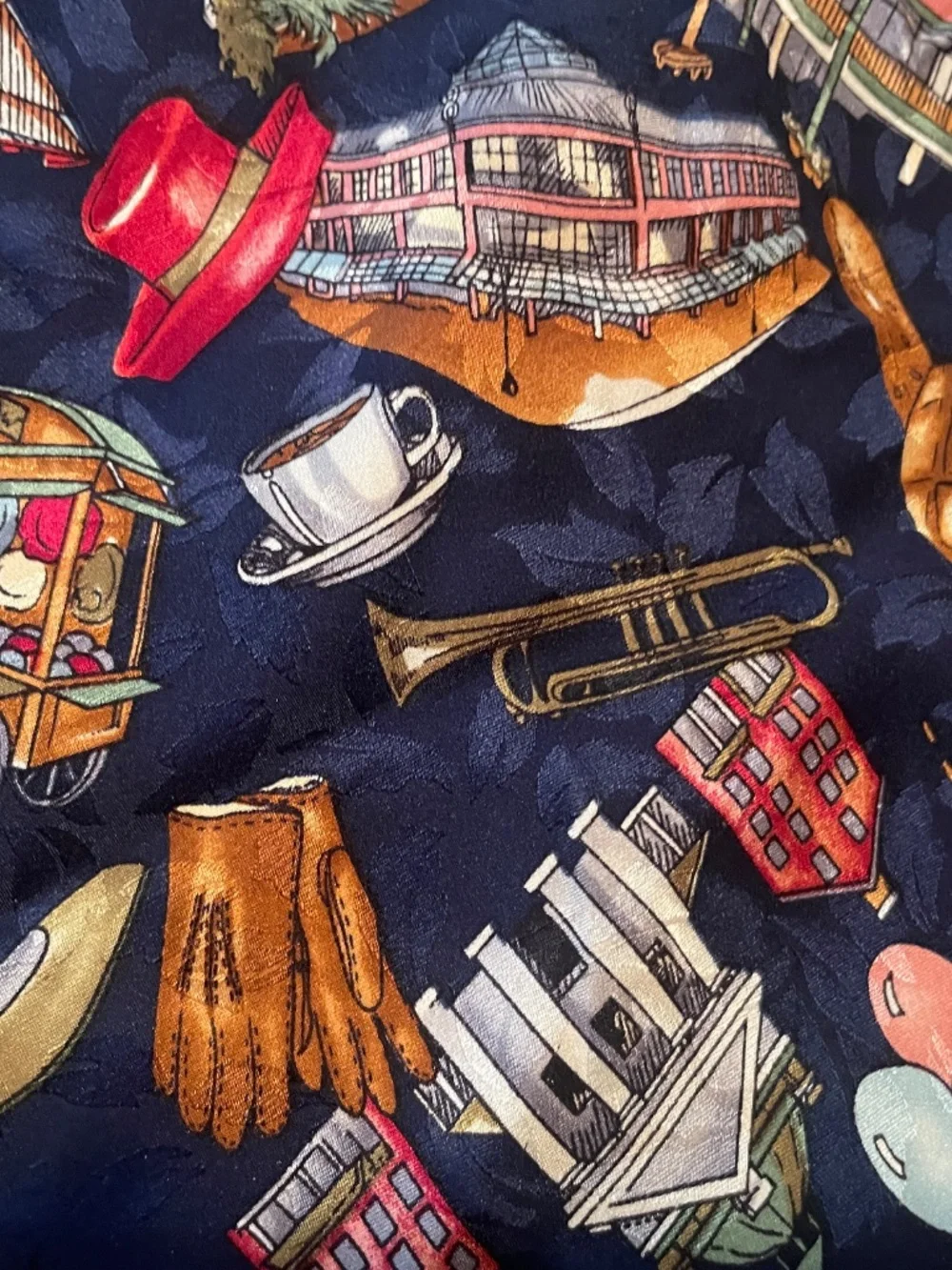 Vintage oversize Nicole Miller scarf